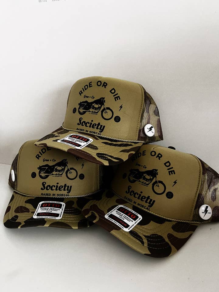 Ride or Die Trucker para venta al por mayor de Grae + Co