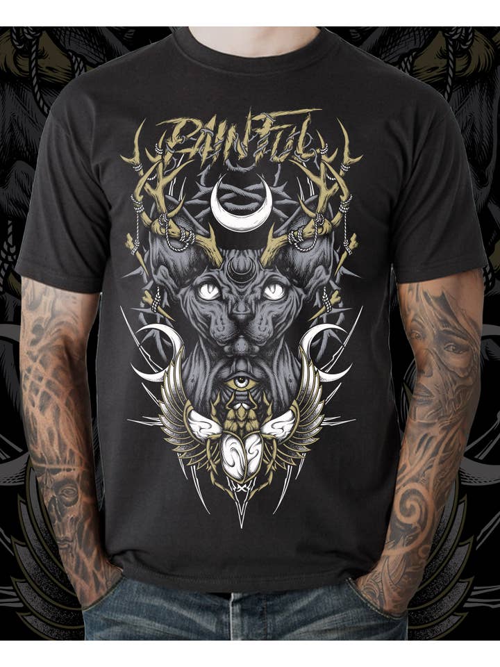 Painful Clothing - Wholesale Screen Printed T-Shirt - Men's - Salem T-shirt
