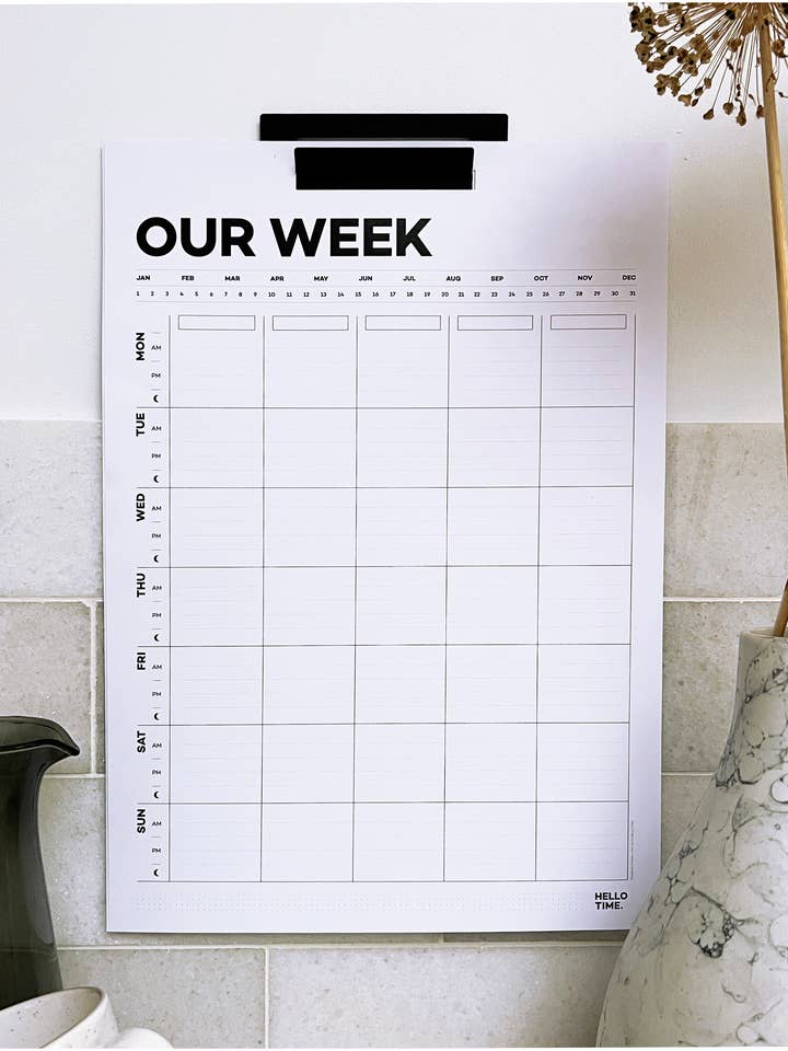 Family Wall Planner for wholesale by HELLO TIME