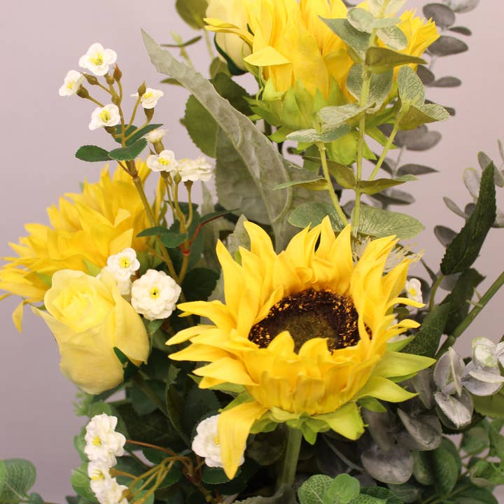 Realistic Artificial Flowers - Wholesale Artificial flowers - Real Touch Sunflower Bouquet '88'6