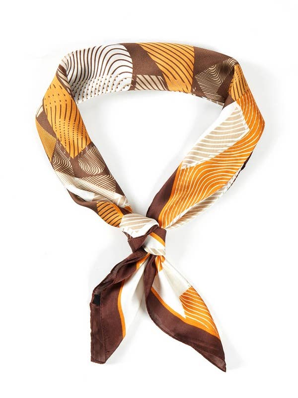 HALSTUCH MIT GEOMETRISCHEM AUFDRUCK für den Großhandel von Shop Neighbors