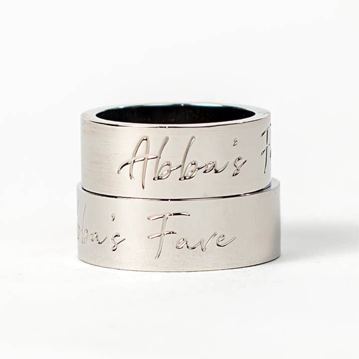 "Abba's Fave" Ring and other Purchase Wholesale abba. Free Returns & Net 60 Terms on Faire trending on Faire.