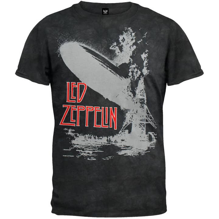 Official Store - Wholesale Screen Printed T-Shirt - Men's - Led Zeppelin - Exploding Zep Men's T Shirt