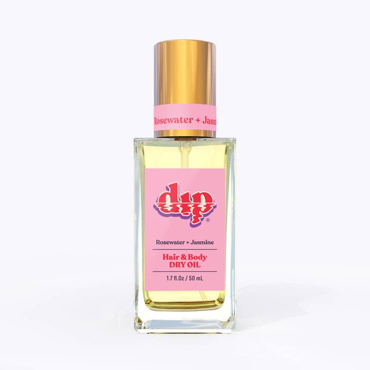Dip - Wholesale Bath/Body Oil - Hair & Body Dry Oil - Rosewater & Jasmine