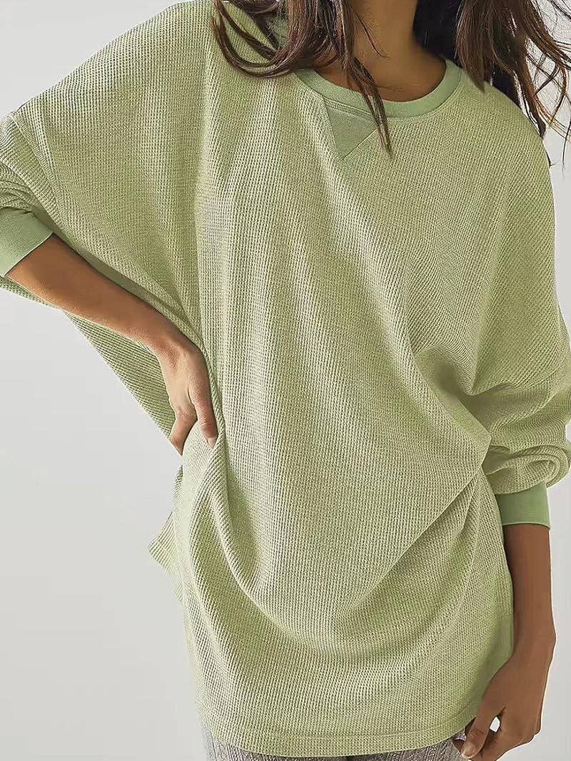 safistyle - Wholesale Knit Top - Women's - Solid Drop-Sleeve Knit Top7