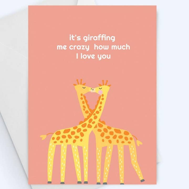 Valentine's Day Cards: It's Giraffing Me Crazy How Much I Love You for wholesale by CardCraft