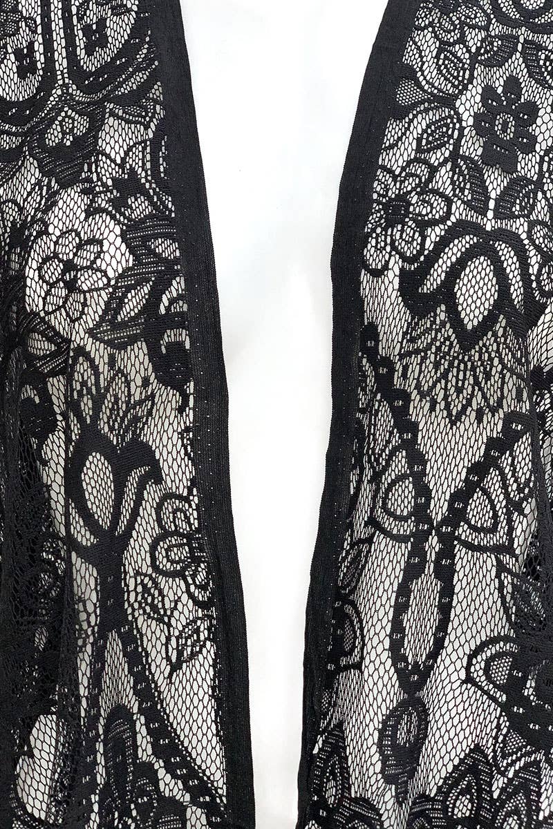 Belle Com'Elle - Wholesale Strandvestje/Strandjurk/Strandtuniek - Dames - Opengewerkt strandmode kledingstuk PL22524