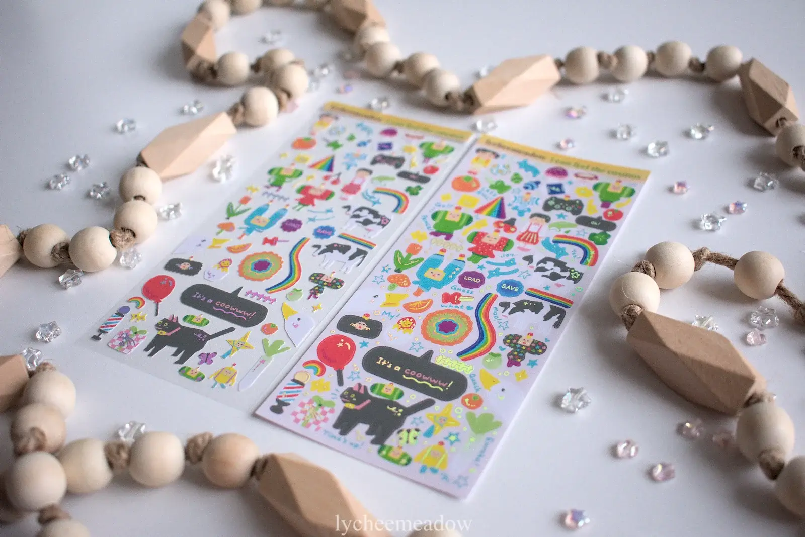 Lycheemeadow - Wholesale Sticker - I Can See the Cosmos Holographic Sticker Sheet8