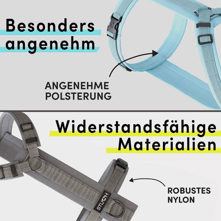 STUCH - Wholesale Pet Harness - Dog - Padded dog harness - lilac3