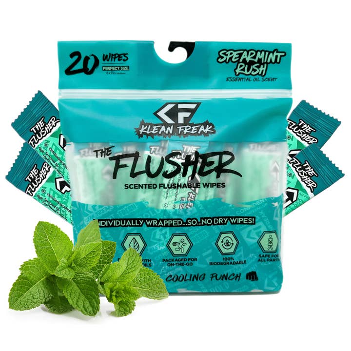 Klean Freak - Wholesale Face & body wipes - Klean Freak Flusher 20 Pack 7