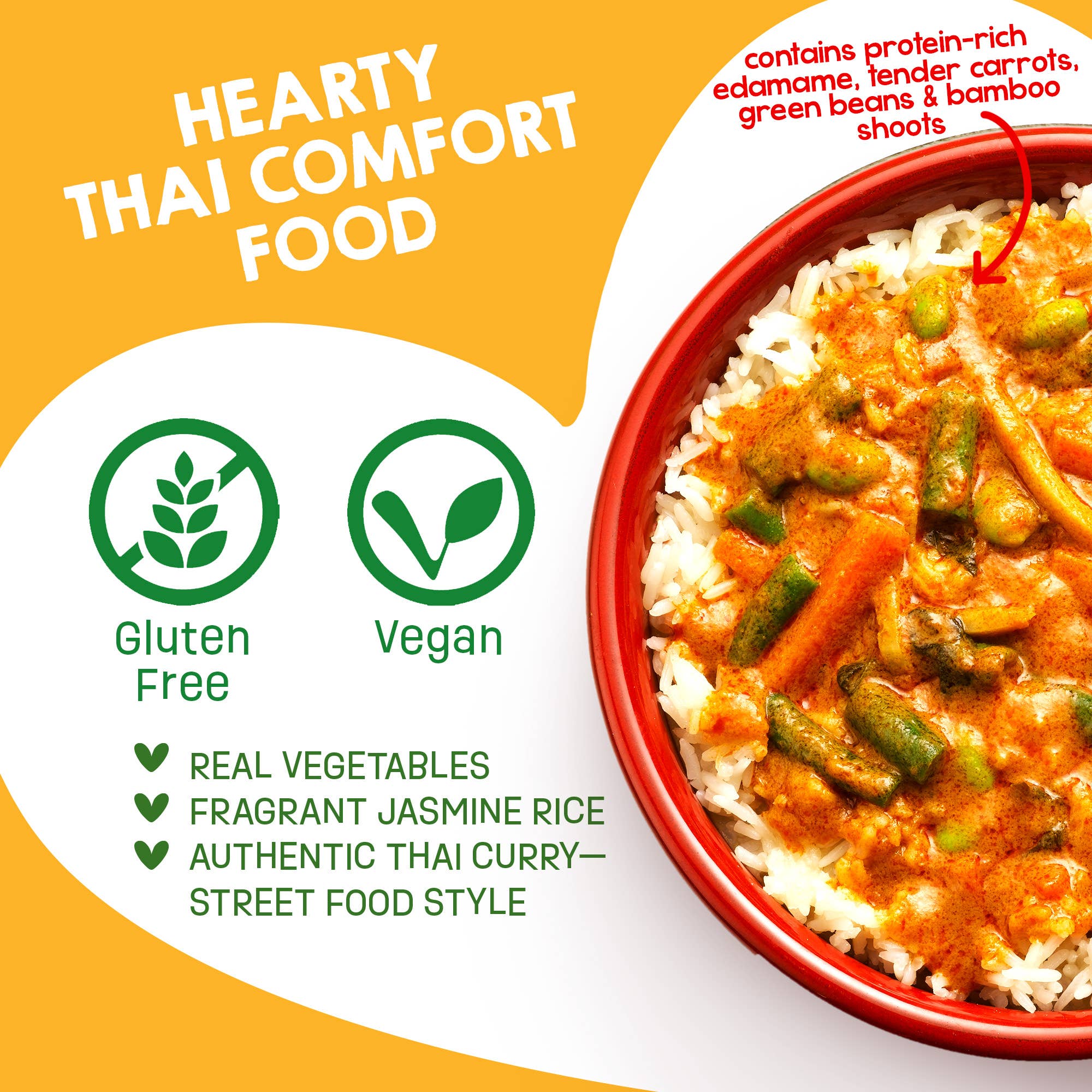 Sun Tropics - Wholesale Shelf Stable Prepared Meal - Silo StreetFood Thai Curry with Vegetables Variety Pack6