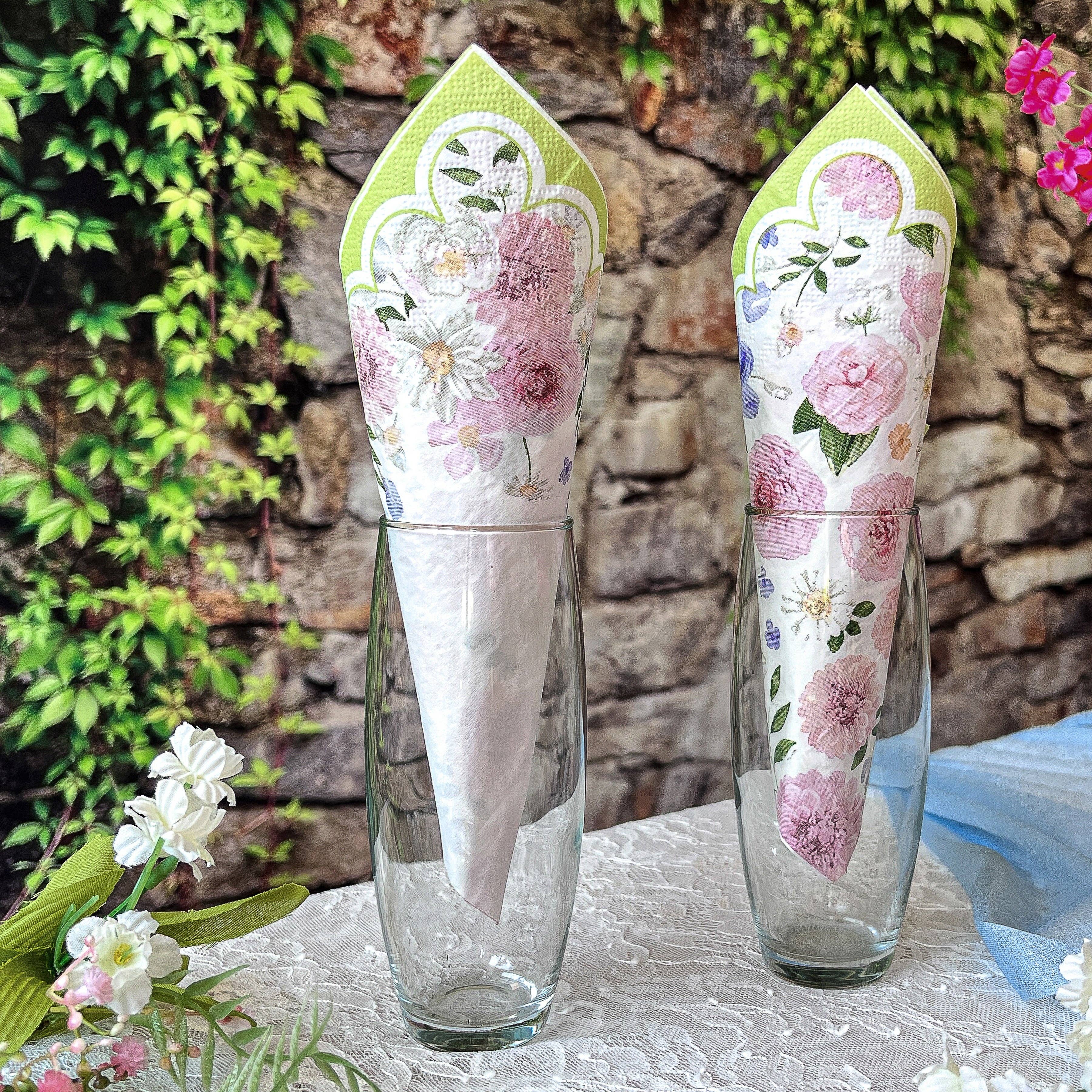 Kate Aspen – Großhandel Einweg-Serviette – Tea Time Party Papierservietten, 2-lagig, 30 Stück2