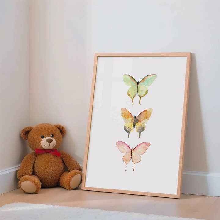 3 Sommerfugle Nr. 1 for engroshandel hos Snoogs & Wilde Art