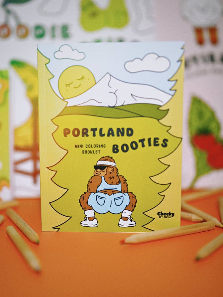 Livret de coloriage mini bottines Portland pour la vente par Cheeky Art Studio