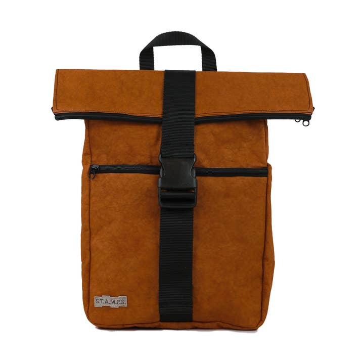 Duurzame en wasbare rugzak gemaakt van houtvezel „Columbus In Clay” voor wholesale door STAMPS