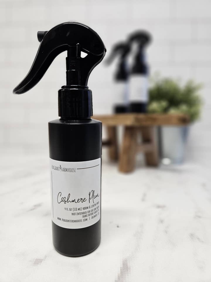 Cashmere Plum - Room + Linen Spray for wholesale by Fragrant Farmhouse