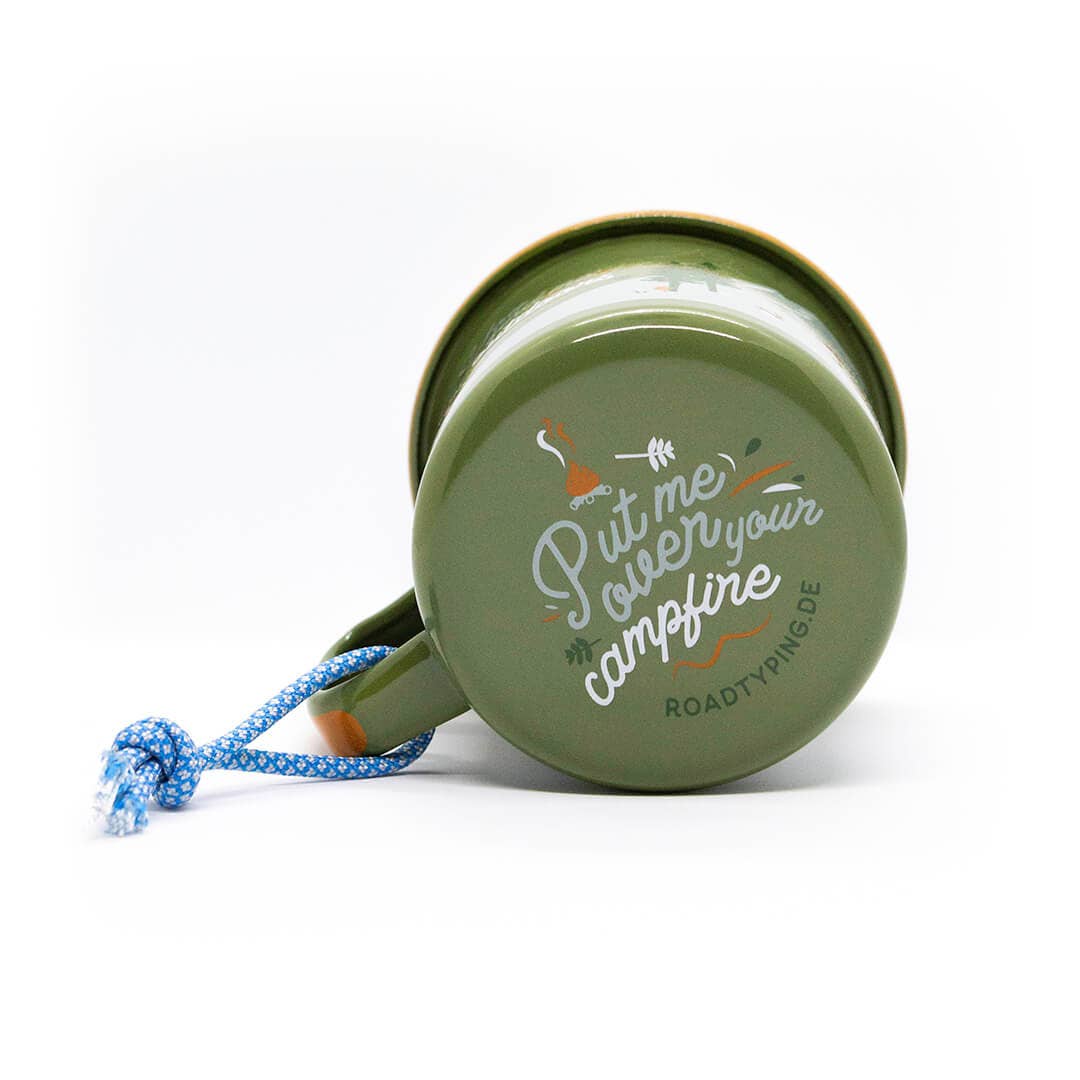 Roadtyping - Wholesale Coffee Mug - Enamel mug - Outdoor4