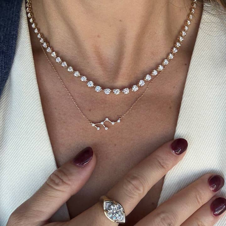 Whxte Atelier - Wholesale Pendant/Charm Necklace - THE TENNIS NECKLACE0