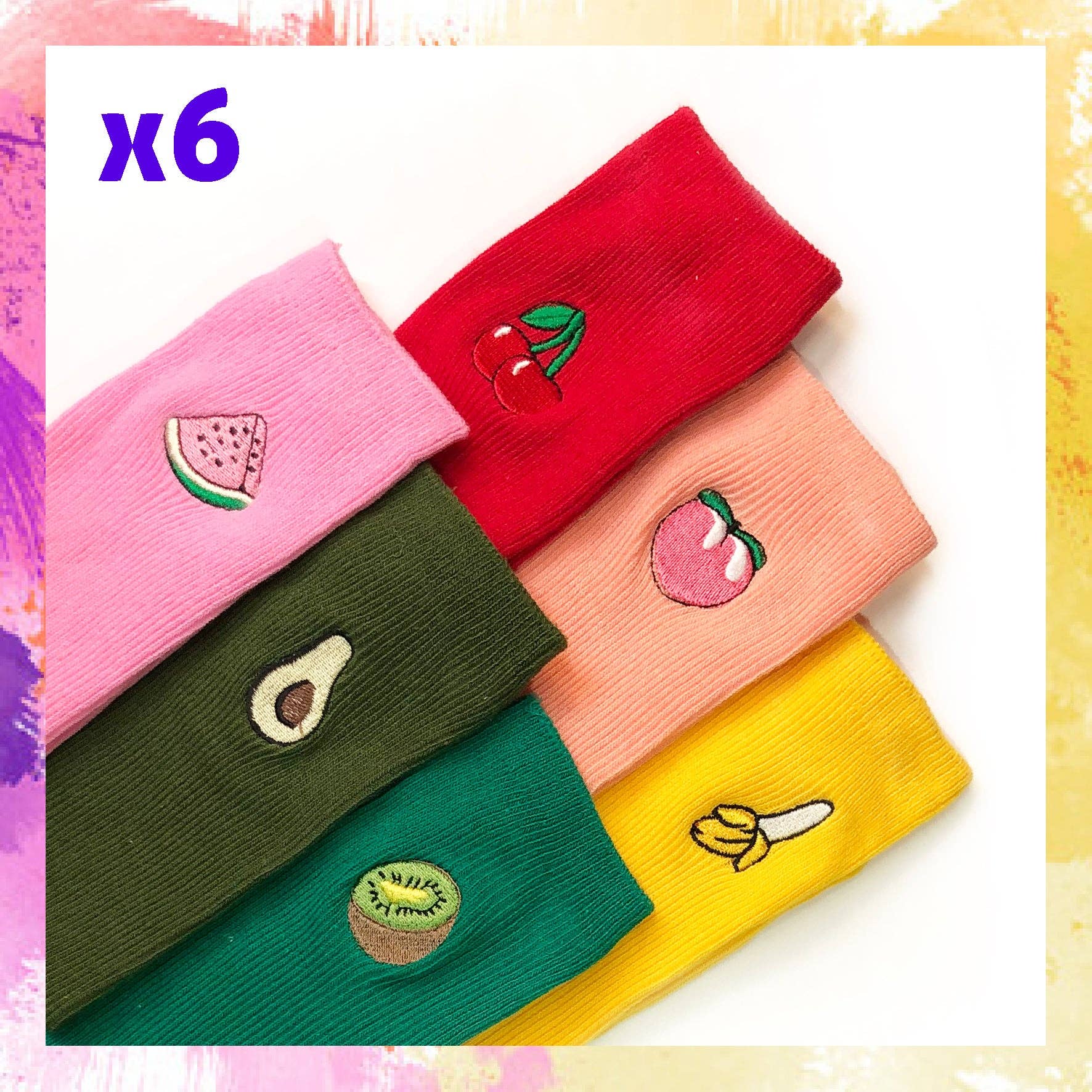 iCalzini (the colourful socks) - Wholesale Socks - Women's - Fruity0