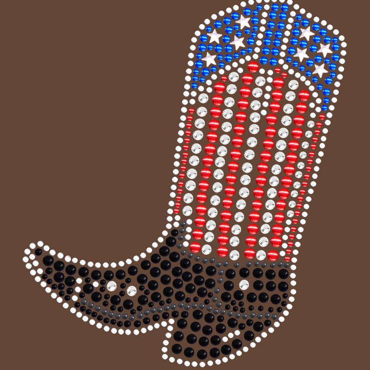 Boot Rouge Blanc et Bleu T-shirt pour femme pour la vente par Dog in the Closet