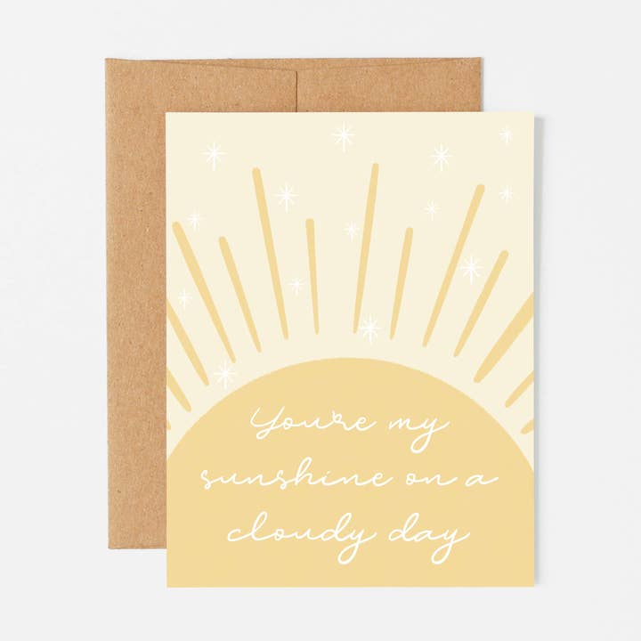 A Little Sunshine Card for wholesale by Lucky Penny Goods