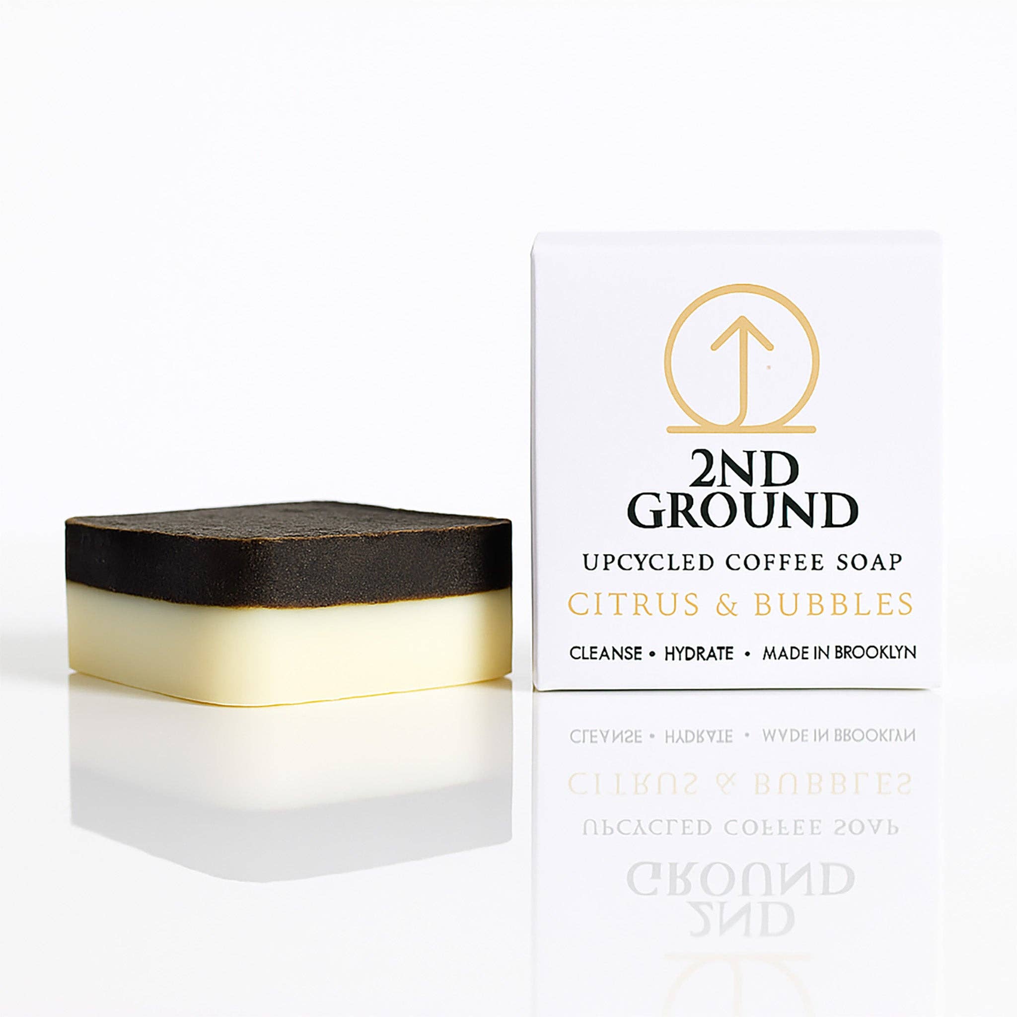 2nd Ground – sabonete sólido por atacado – Citrus & Champanhe – Sabonete Esfoliante + Hidratante0