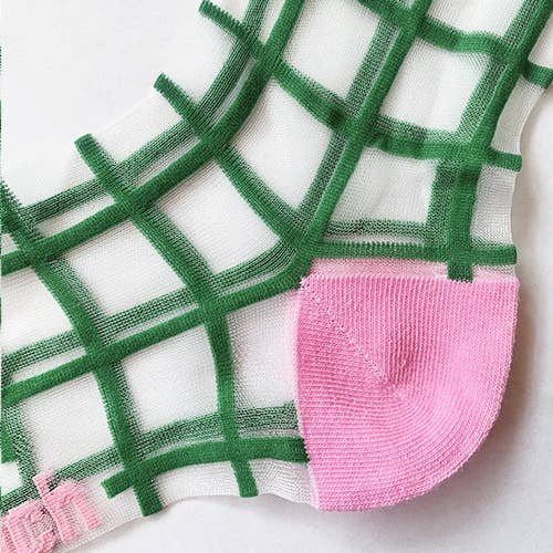 Peach Socks - Wholesale Socks - Women's - Tulip Grid7