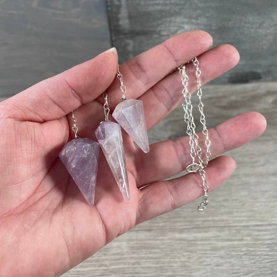 Keystone Crystals – Großhandel Spiritueller Stein/Kristall – Edelsteinpendel Großhandel – Verschiedene Kristallpendel3