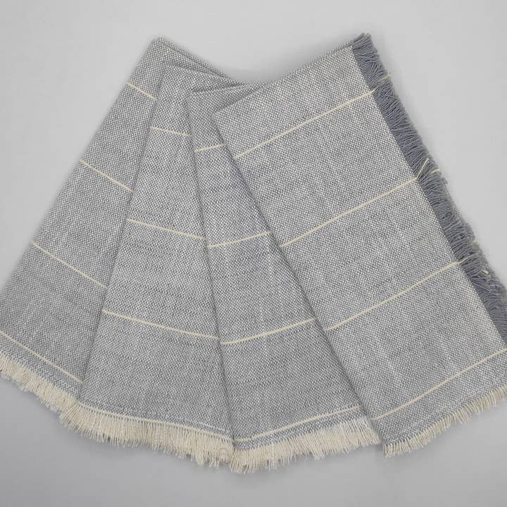 Rich Home Linens - Wholesale Dinner & Cloth Napkin - Chenille Slub - Cotton 18" X 18" - Set Of 4 Napkins