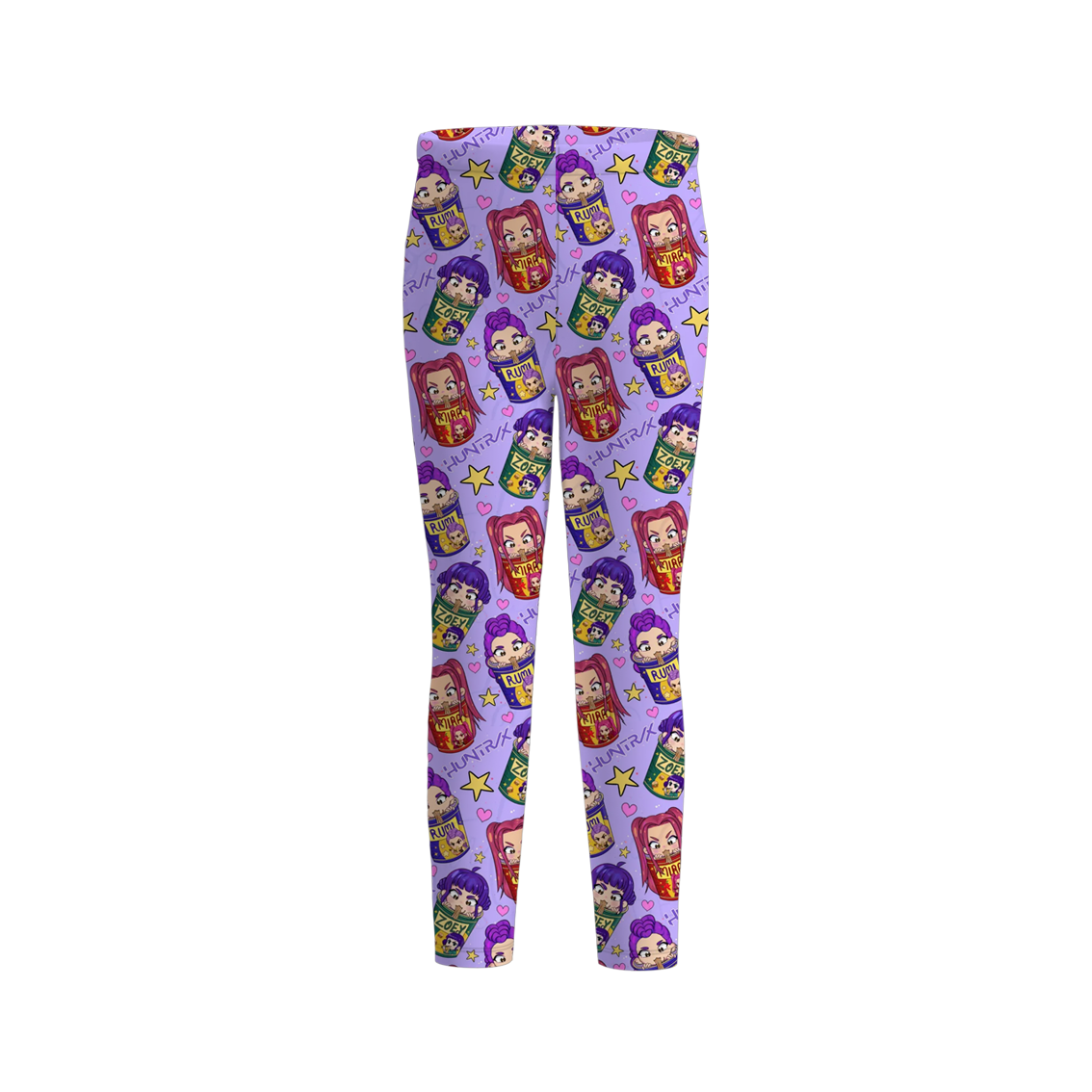 Auraquise - Vente Ensemble haut et pantalon – enfant - Collection Vendeuse à Succès Thématique Chasseurs de Démons Kpop pour Enfants en Violet4