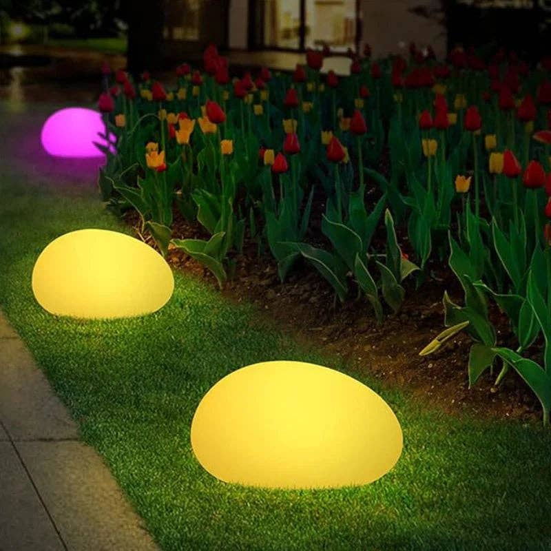Kiyo Home - Wholesale Outdoor/Lawn Light - Solar Patio Stones | Solar Rock Light | Outdoor Garden Decor4