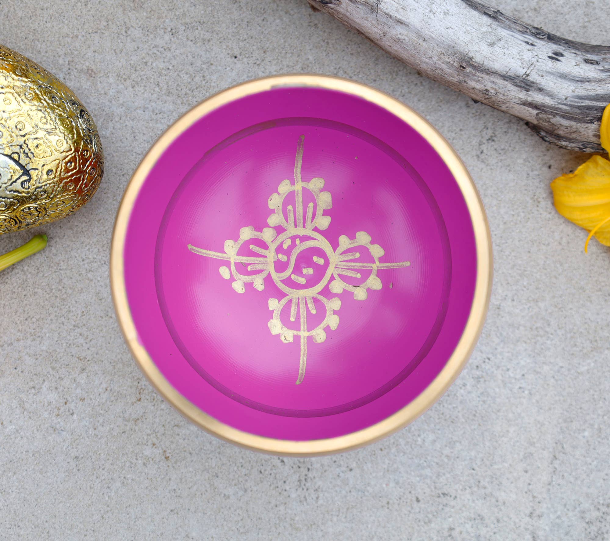 Lungta Imports - Wholesale Meditation Supplies - Singing Bowl Complete Set ~ 8 Lucky Symbols ~ For Meditation4