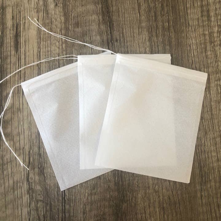 100ct Extra Large Empty Tea Bags / Elderberry Brew Bags / He for wholesale by Noelle’s Naturals