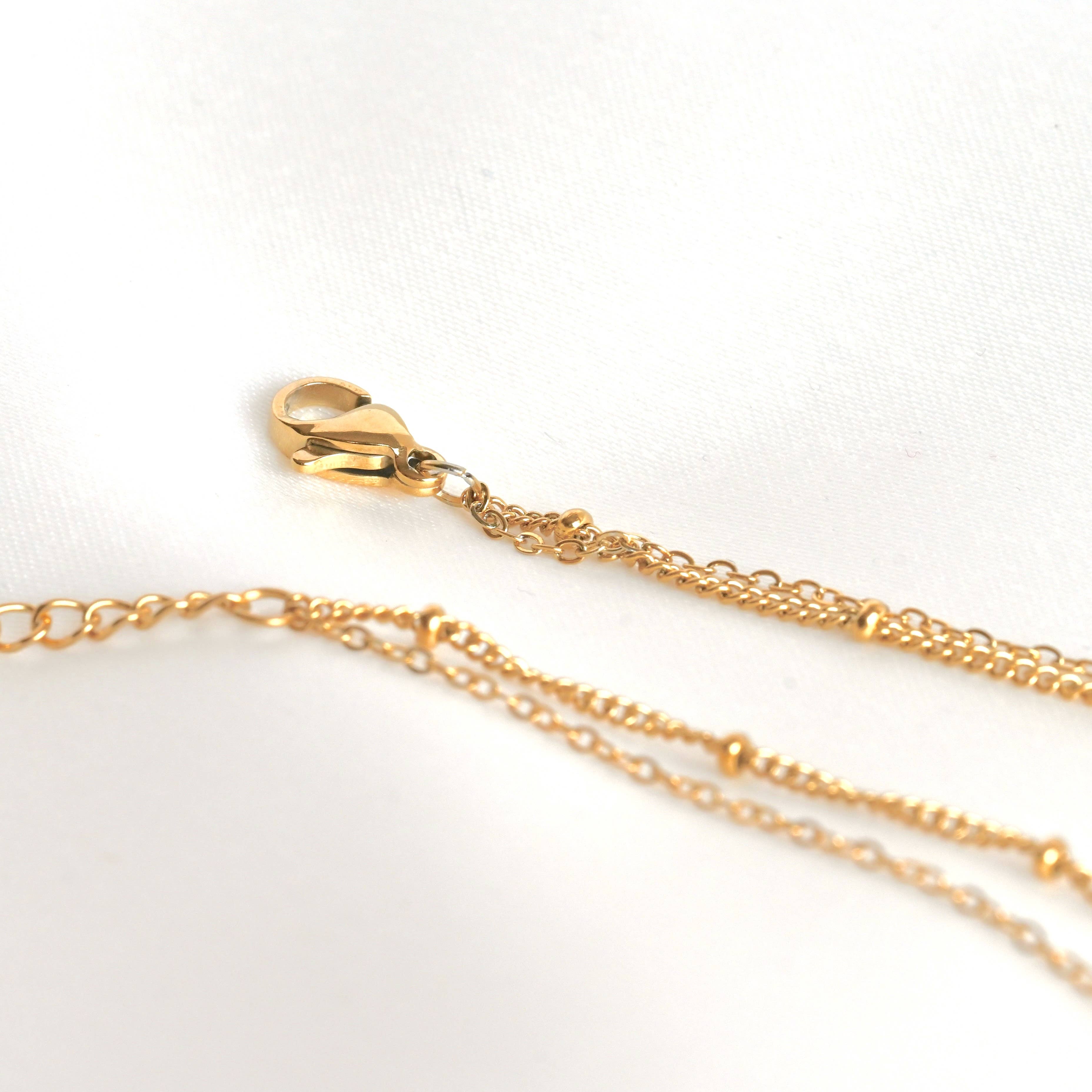 Blueyejewelry - Wholesale Pendant/Charm Necklace - Evil Eye Necklace - 18k Gold Layered Satellite Necklace 2