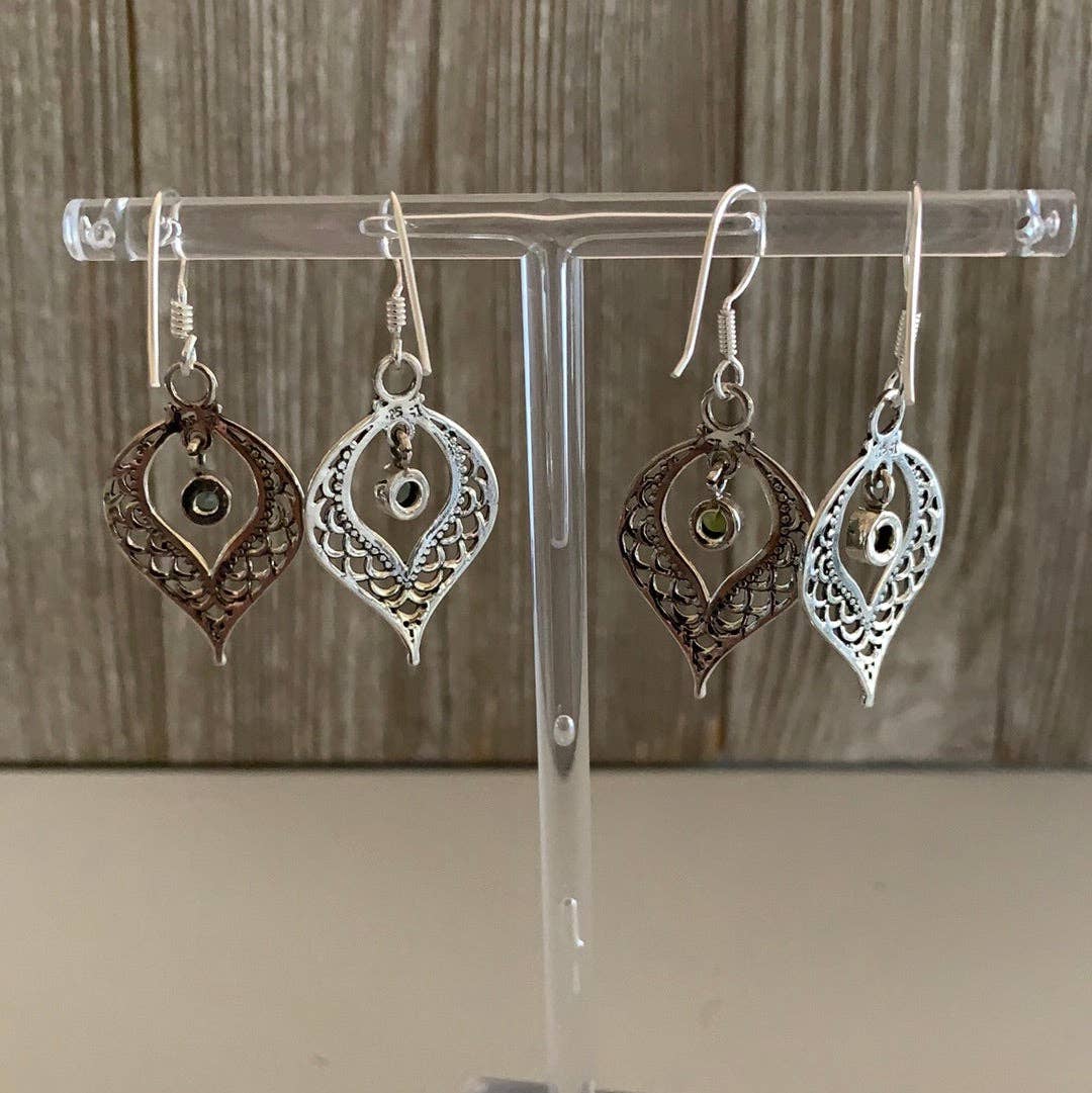 Keystone Crystals - Wholesale Dangle Earrings - Gemstone Sterling Silver Earrings16
