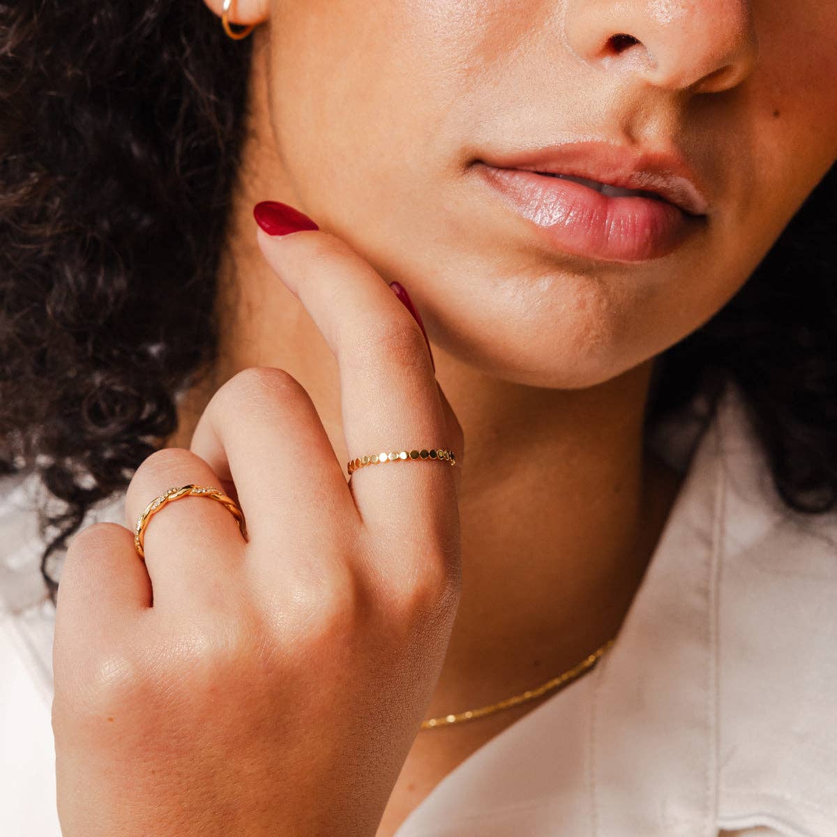 Made By Mary - Vendita all'ingrosso Anello midi/a fascia - Anello papavero6