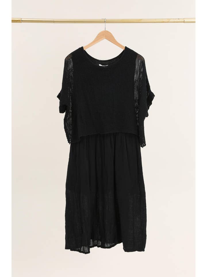 la maison des fibres naturelles – Vestido - Mulher por atacado – Vestido 19056 100% algodão7