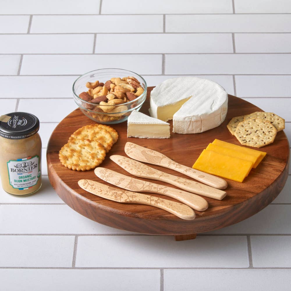 TALISMAN DESIGNS - Wholesale Cheese Spreader - Woodland Spreaders Set2