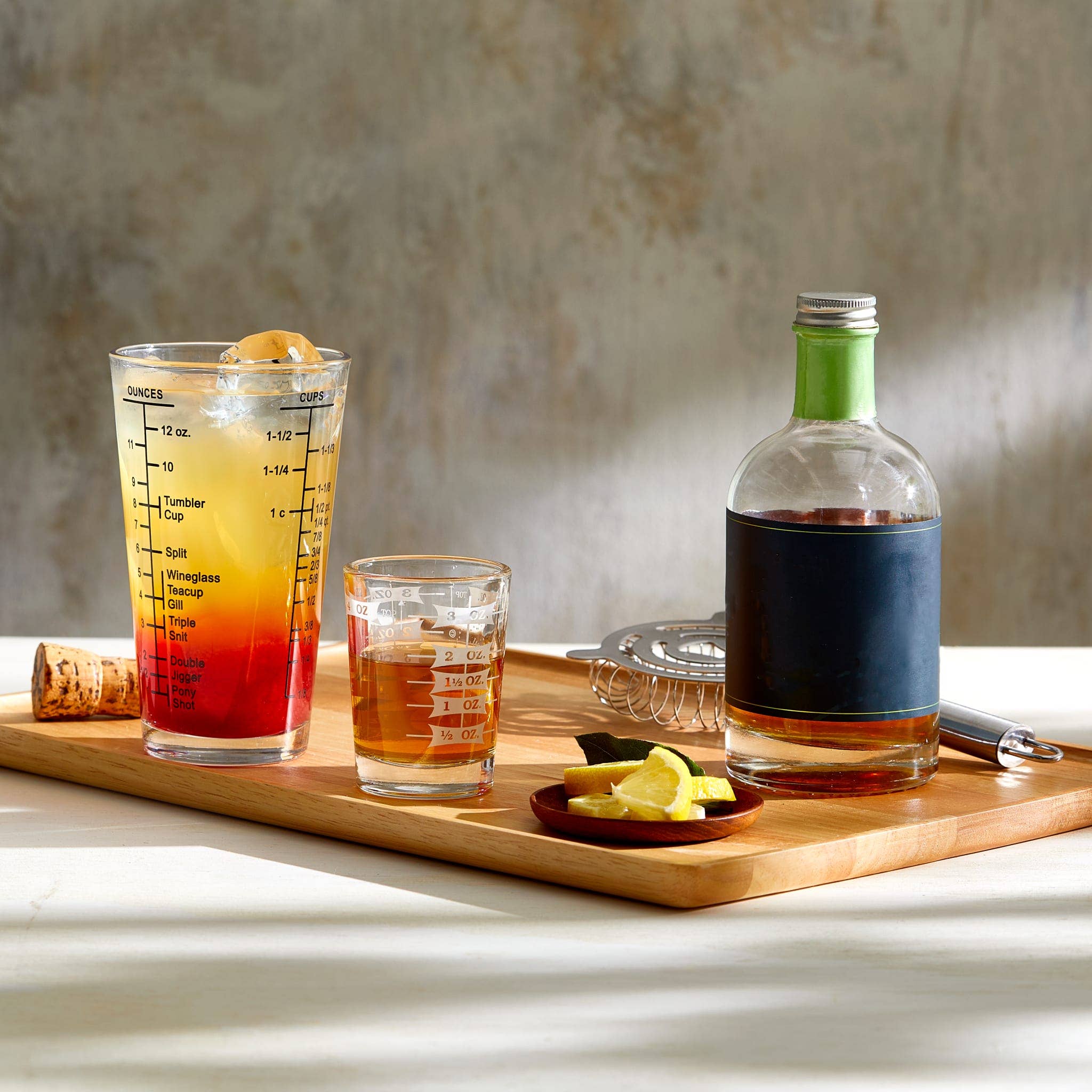 Libbey - Wholesale Measuring Cup - Libbey Mixologist Essentials 2-Piece Measuring Glass Set1