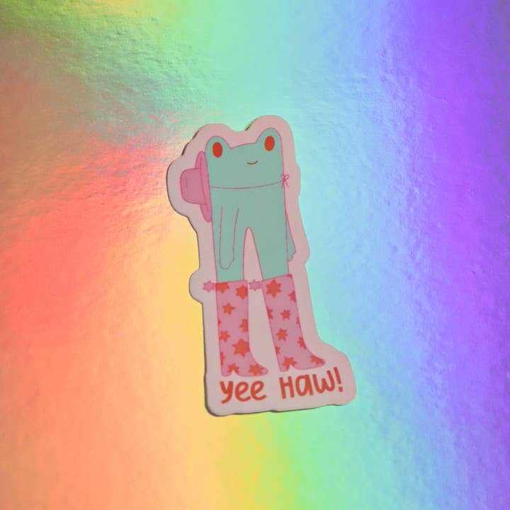 Day Dreamer Studios - Wholesale Sticker - Yee Haw, I’m a Cowboy! | Glossy Waterproof Vinyl Sticker4