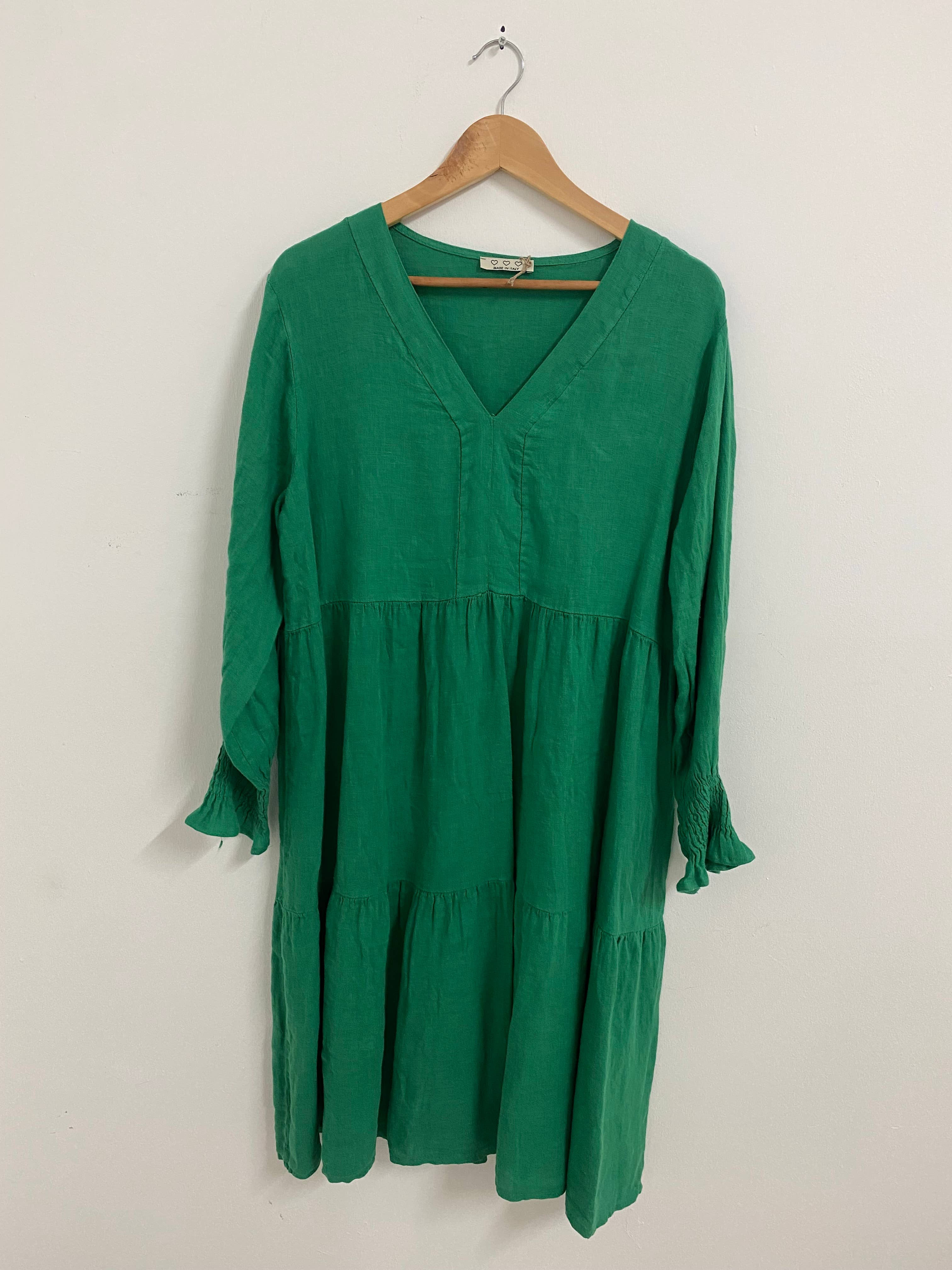 ORNELLA PARIS - Wholesale Dress - Women's - LEL-R5223 linen dress27