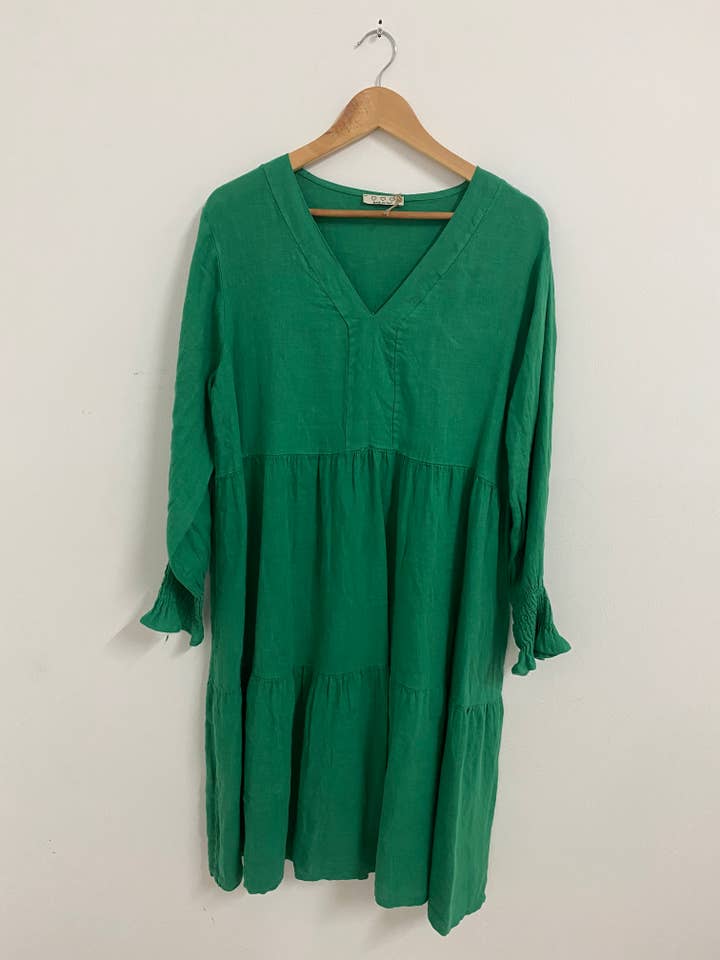 ORNELLA PARIS - Vente Robe – femme - Robe en lin LEL-R522327