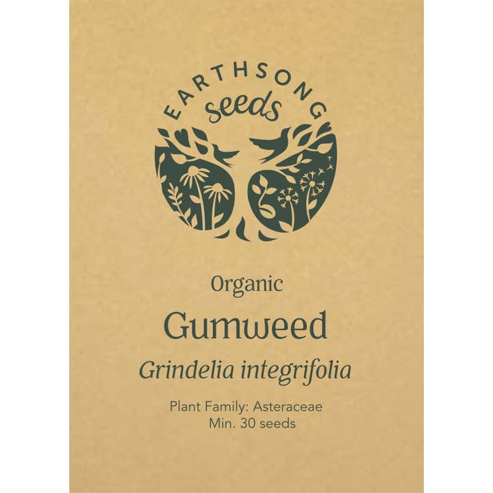 Earthsong Seeds – wholesale Plant seeds – Gumweed: Seed Pack - Organic1