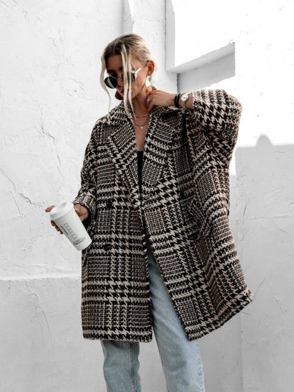 Lily Clothing - Wholesale Coat - Women's - Thickened lining coat woolen jacket6