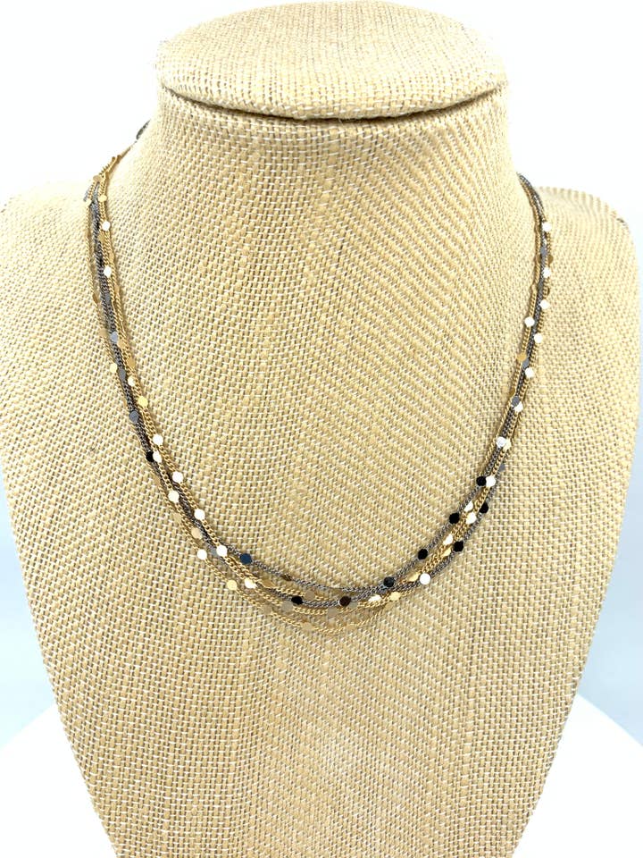 Delicate Dot Chain Necklace for wholesale by BMR