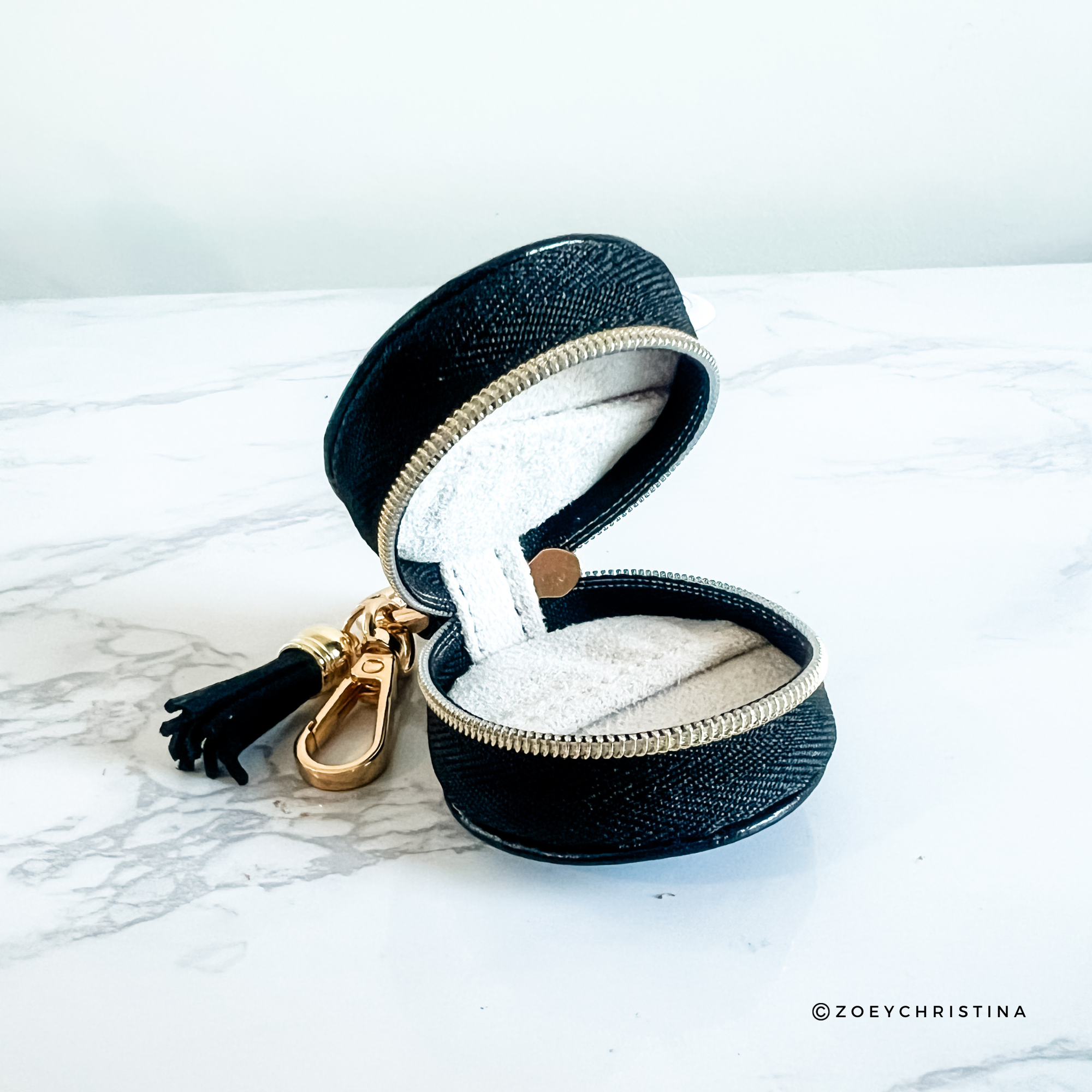 Zoey Christina - Venta al por mayor Llavero - Mujer - Llavero con Mini Joyero y Borla – 3 Opciones de Color1