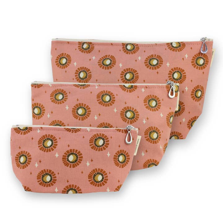 Dana Herbert – bolsa de maquilhagem e cosméticos por atacado – Conjunto de Bolsas de Maquilhagem - P, M, + G (Poupe 2,00 $)11