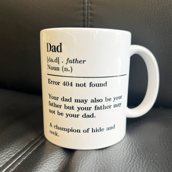 SmartyPants - Wholesale Coffee Mug - "Dad" Dictionary Definition Mug Sarcastic Father's Day Gift2