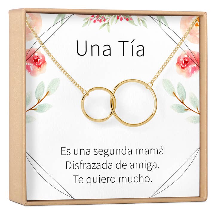 Dear Ava - Wholesale Pendant/Charm Necklace - Tia Gift Necklace: Collar Regalo Para Tia