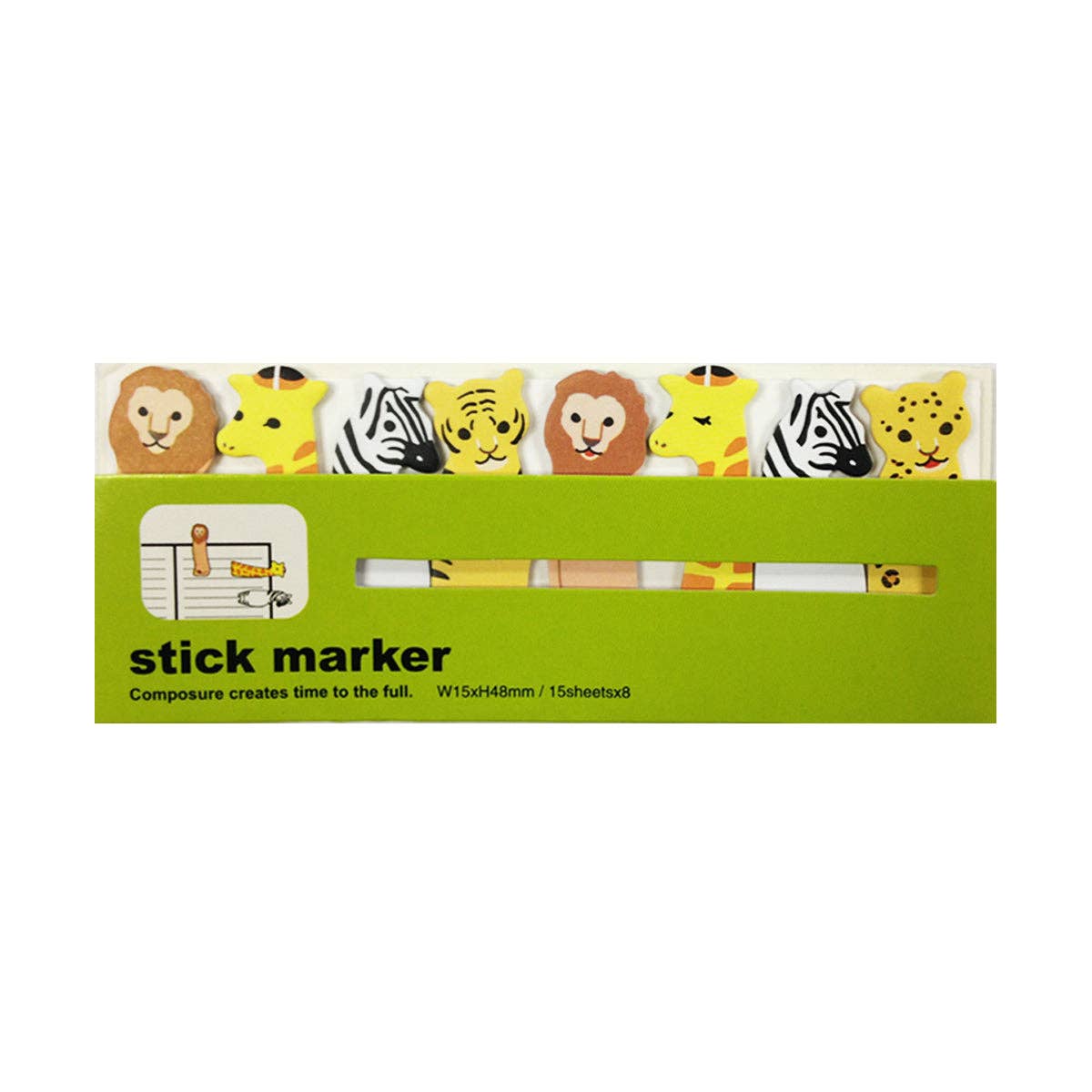 Wrapables.com - Wholesale Bookmark - Wrapables Bookmark Flag Tab Sticky Markers (Set of 2)10